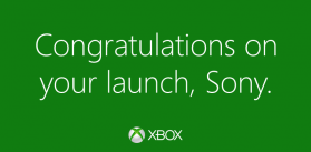 Twitter   Xbox  Congrats  Playstation.