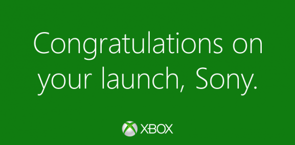 Twitter   Xbox  Congrats  Playstation.